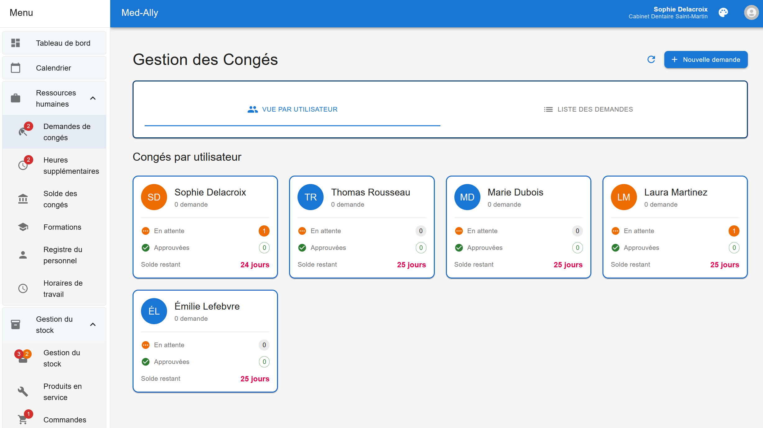 Module RH Med-Ally Gestion
